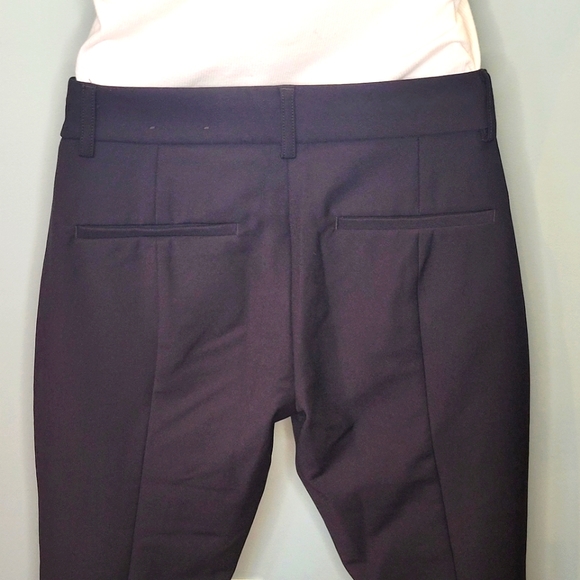 Express Skinny Mid Rise Dress Pants Black Sz 2R - Picture 2 of 8